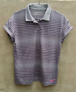 Nike Golf Striped Polo Shirt branded and OG
