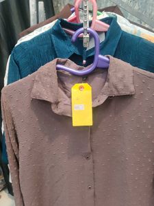 Brown Long Sleeve Shirt