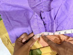 Elegant Lavender Handwork Net Saree
