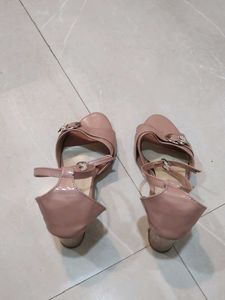 Elegant Pink Block Heels