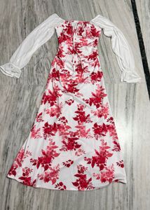 Chic Floral Print Maxi Dress