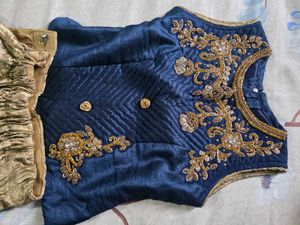 💙✨ Vintage Y2K Girls Lehenga Choli Set ✨💛