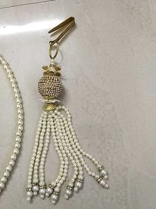 3 piece pearl set Mala, Hathfool &amp; Satka