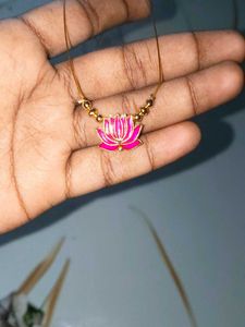 Lotus Pendant Necklace