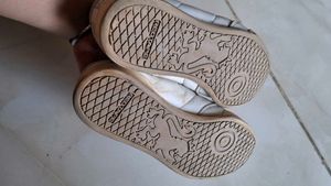 White Redtape Leather Sneakers