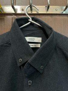 DeFacto Black Solid Shirt