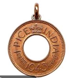 Vintage 1 Pice Coin Pendant