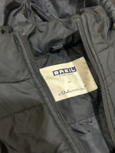 Black Puffer Jacket with Faux Fur detachable Hood