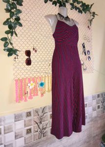 Striped Jumpsuit