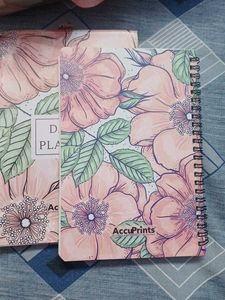 Floral Daily Planner Notebook