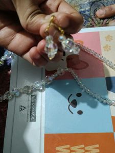 Sparkling Crystal Beaded Necklace