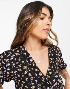 Pimkie Floral Print Cropped Top