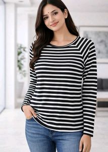 Striped Long Sleeve Top