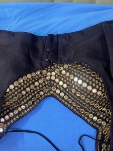 B New Unused Black Embellished Blouse