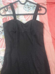 Shimmery Long Tight Fitting Dress