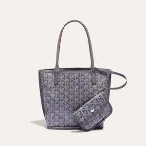 Goyard Grey Tote Bag with Pouch