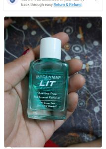 My Glamm Lit Nail Enamel Remover