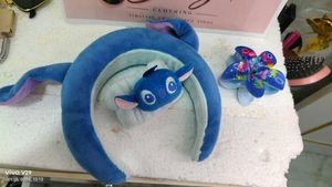 Cute Stitch Plush Hair set