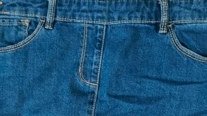 Denim short dress