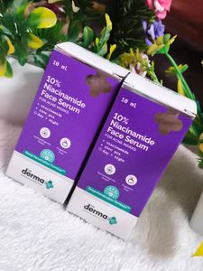 PACK OF 2 The Derma Co 10% Niacinamide Serum with