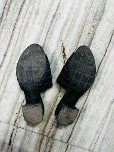 Black Slide Sandals used