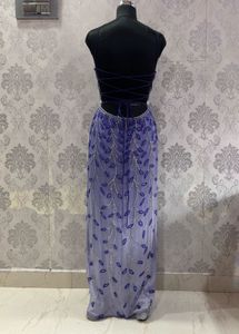 Stunning Beaded Lavender Gown