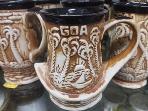 Goa/Wood Themed Ceramic Mug