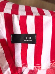 Imported red stripped shirt