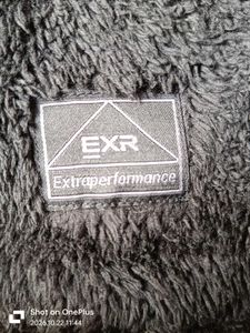 Brand is EXTCozy Black Fleece Hoodie Jacket OG