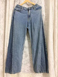 Kraus Light Wash Wide Leg Jeans