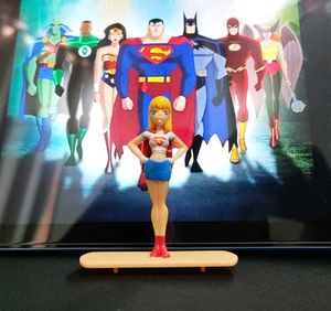 Cadbury GEMS Justice league Super-Girl Figure