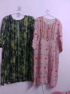 Set of 2 Kurtas,slightly used