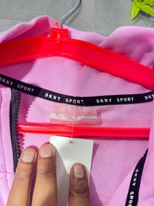 DKNY Colorblock Quarter Zip Jacket