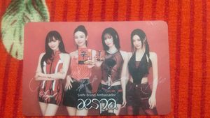 aespa photo card