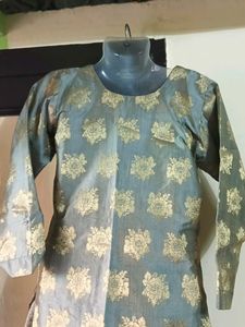 Vintage Floral Brocade Top