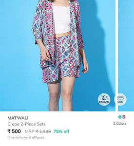 Jacket And Shorts Set