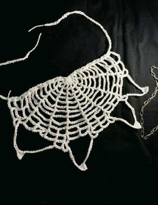 Handmade Crochet Spiderweb Belt