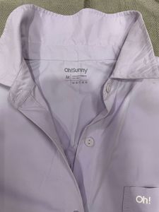Light Purple Button-Up Shirt