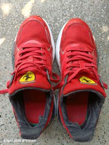 Ferrari Red Puma Sneakers