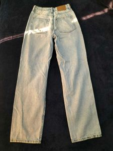 Ripped Wide Leg Jean