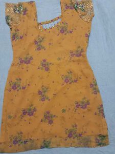 3 Piece Kurta Set For Womens Embroidered 🧡✨