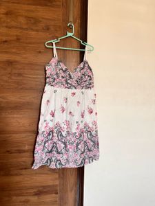 Floral Print Mini Dress