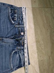 y2k Denim Maxi Skirt with Slit