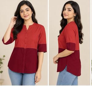 Stylish Color Block Kurta