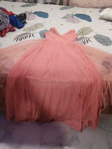 Elegant Peach Dress