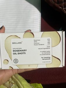 Brillare Rosemary Oil Shots for Hair Growth