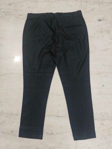 Dark Gray Stitched Formal Pants
