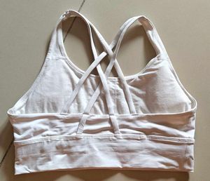 white Sports Bra