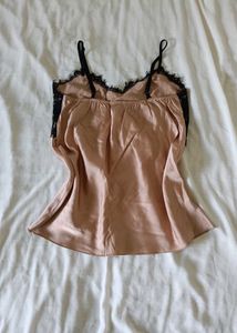 Lace Satin Slip Camisole