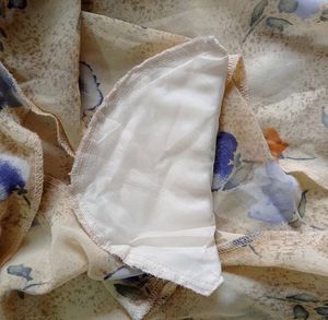 Shoulder Padded Sheer Shirt